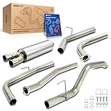 KAX Stainless Steel Cat Back Exhaust System Replacement for 2004-2015 TITAN