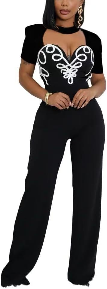 Sunlips Elegant jumpsuits,fashionable,sexy,high waisted,wide leg pants,club business party,casual for work wide leg pants - Image 2