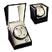 Produktbild NBVCX Wohnaccessoires Automatik 2 Unisex Uhrenwickler Uhrenhalter Rotierende Uhren Vitrine mit 2 Armbanduhren Leder Aufbewahrungskoffer