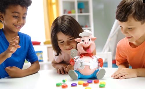 Goliath Pop The Pig - Bigger & Better - Belly-Busting Fun as You Feed Him Burgers and Watch His Belly Grow, Multi Color