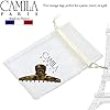 Camila Paris CP2382 French Hair Clip for Women, Narrow, Strong Hold Grip Double Teeth Girls Hair Claw Clips Jaw, Fashion Durable Styling Hair Accessories for Women, Made in France #4