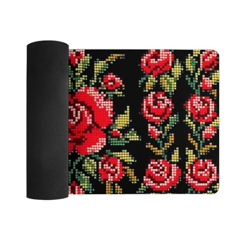 Protector de escritorio estilo bordado ucraniano blanco miniatura 3