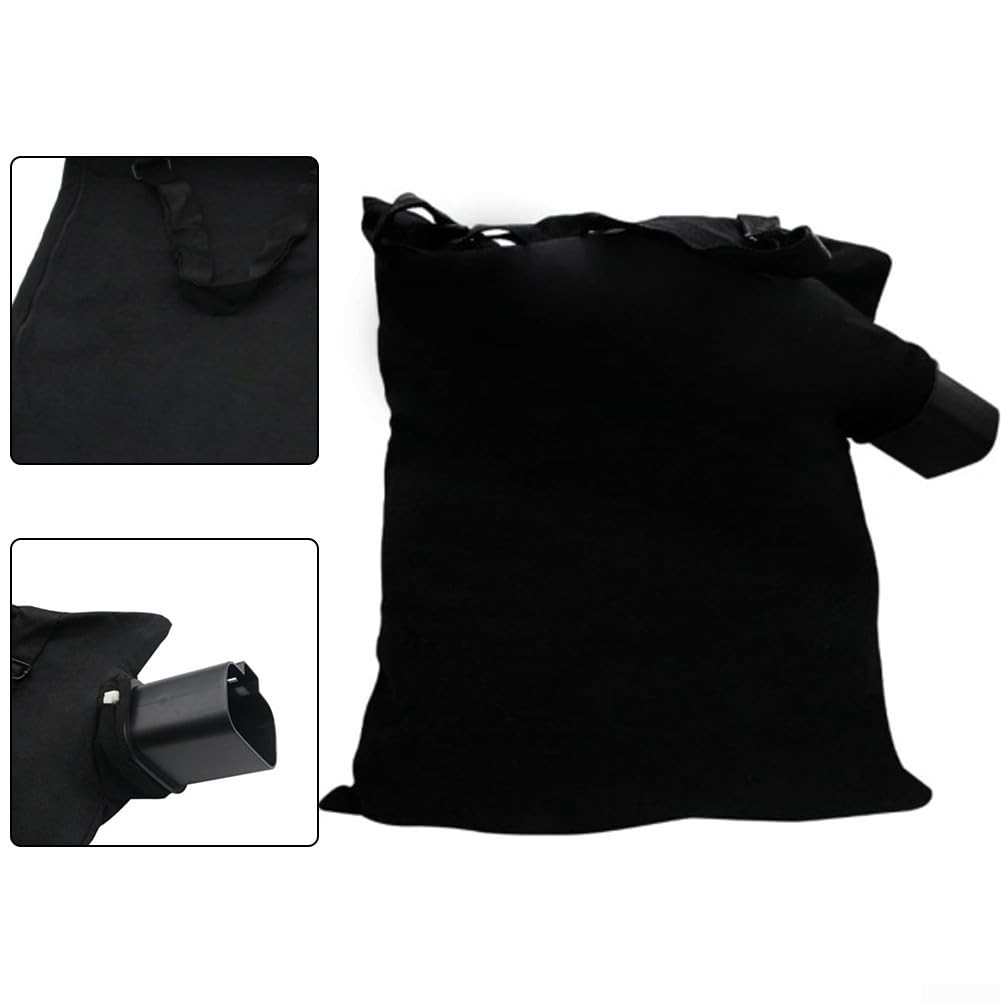 Borsa a tracolla sottovuoto per soffiatore a foglie 5140125-95 per Black and Decker per BV3100 BV2900 borsa di ricambio con capacità migliorata e struttura in poliestere