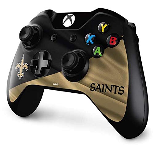 Skinit Decal Gaming Skin Compatible with Xbox One Controller - Officially Licensed NFL New Orleans Saints Design