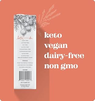 Milkadamia Macadamia Milk, Unsweetened Latte Da Barista Blend, 32 Fl Oz, 6 Count