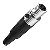 Seismic Audio - NEW MINI 3 Pin XLR Female with Rubber Grommet -- Cable