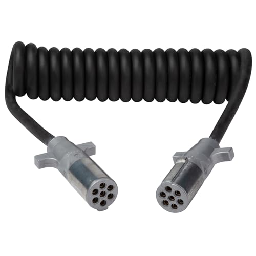 Cables de alimentación Grote 87020 de 12 pies con conductores UltraLink en espiral para camión HD