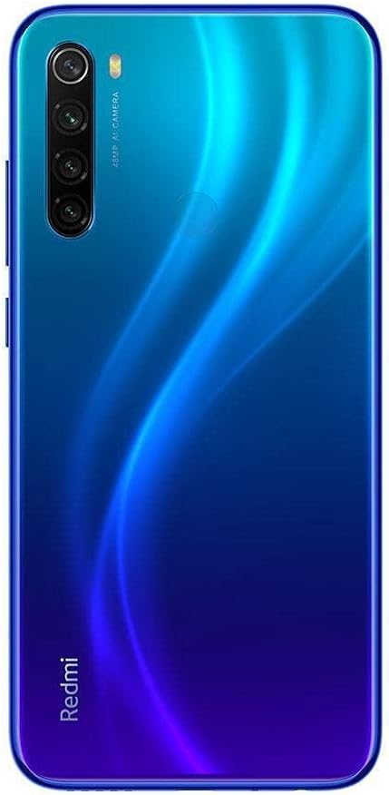 Xiaomi Redmi Note 8 Smartphone, 4 GB + 128 GB, Blu (Neptune Blue)