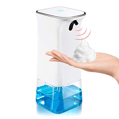 YINEME Automatic Foaming Hand Soap Dispenser Touchless with 12oz for Bathroom Kitchen