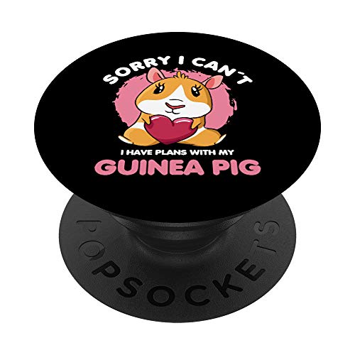 Sorry I Can't Meerschweinchen niedlich witzige Sprüche PopSockets PopGrip: Ausziehbarer Sockel und Griff für Handys/Tablets mit Tauschbarem Top