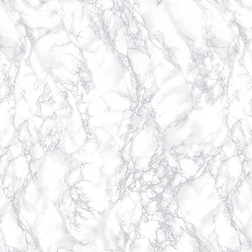 【Dream Sticker】貼ってはがせるリメイクシート 防水 賃貸OK 大理石 タイル DIY 簡単施工 壁紙シート 家具 キッチン 張り替え PETAPA RSP-01 (50×200cm(3本), ホワイト(ツヤ有り))
