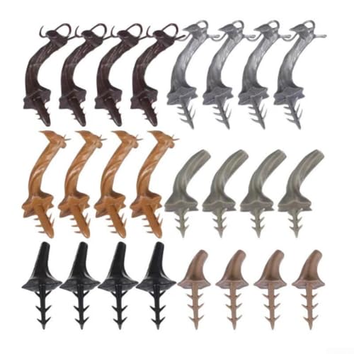 Oniissy 48 Pack Decorative Pumpkin Stems Realistic Plant Stalks for Autumn Home Decor DIY Crafting Projects Party Supplies(A)