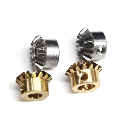 Engranaje cónico recto miniatura de cobre de 20 dientes y eje de 6mm para proyectos 4