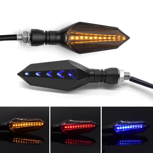 Clignotant pour moto universel feux LED avant arrière 12V pour CB - 2