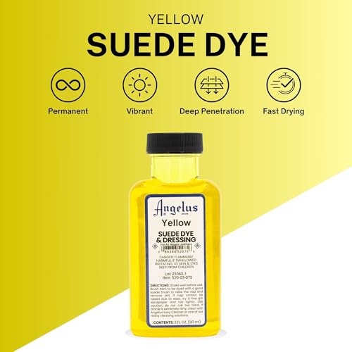 Angelus Suede Dye Yellow