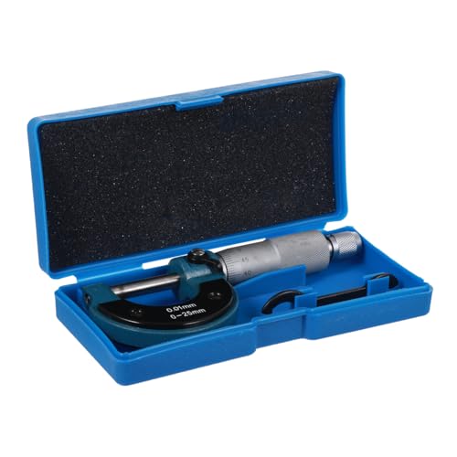 VALICLUD 1Pieza Micrómetro Exterior Métrico de Precisión Portátil y Duradero para Medición de de Pequeñas al