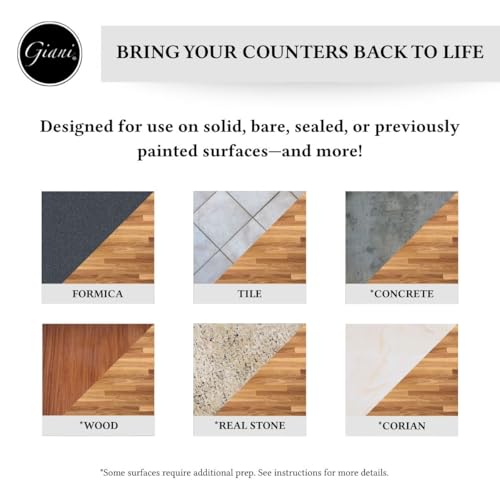 Image of Giani Butcher Block Easy Epoxy Countertop Paint Kit