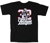 TreVeyon Henderson 32 TD New England Shirt T-Shirt Youth Medium Black