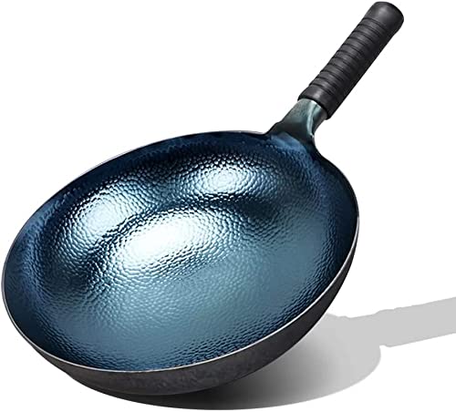 Wok de Hierro Carbono Martillado Tradicional 30cm miniatura 1