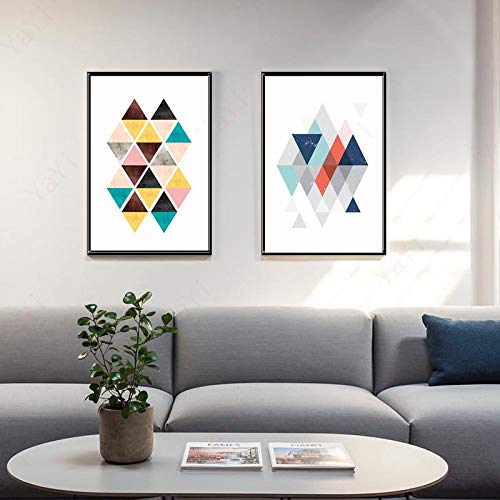 Toile abstraite moderne grand format 70x100 pour décoration murale chambre