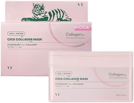 （03:30時点） VTCOSMETICS(ブイティコスメテックス) シートマスク 箱マスク スキンケア (4.シカ コラーゲンマスク)