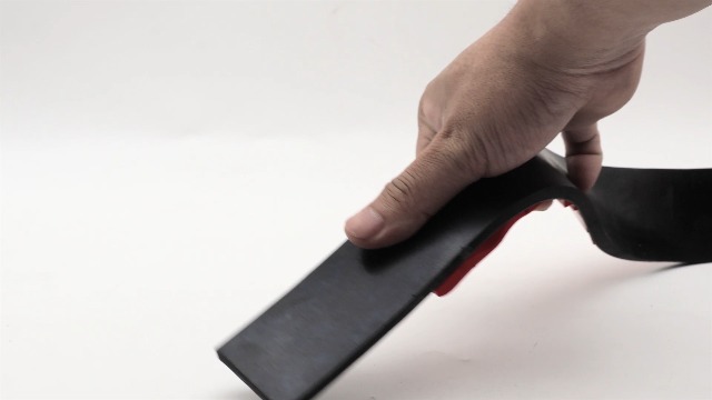 Image of DOBTIM Adhesive Reinforced Solid Rubber Sheets, Rolls & Strips Cloth Inserted 1 /4 (.250) inch Thick X 2 inch Wide X 10' Long, Neoprene Rubber Strips Tensile-Resistant Tougher Projects