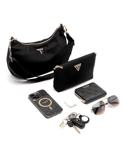 GUESS Gemma Hobo Shoulder Bag, Black2