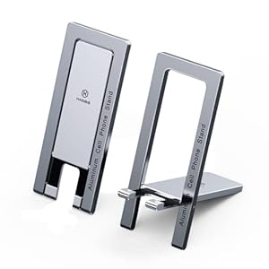 Hagibis Handyständer für Schreibtisch, Aluminium Faltbarer Telefonständer, verstellbar, tragbar, ultradünn für iPhone…