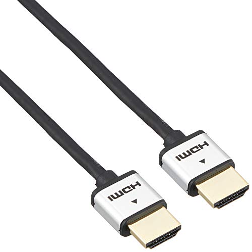 HORIC ハイスピードHDMIケーブル 1.5m シルバー スリム&コンパクト設計