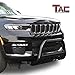 TAC Bull Bar Fit 2021-2025 Jeep Grand Cherokee L / 2022-2025 Grand Cherokee / 2022-2024 Grand Cherokee 4xe SUV 3” Black Front Bumper Grille Guard Brush Guard Rock Armor Front Protection Accessories