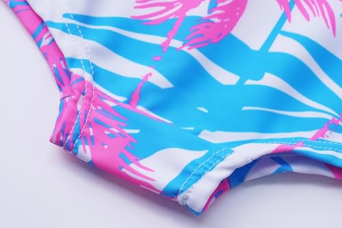 Image of Akokvlar Girl One Piece Swimsuit with Skirt Bathing Suit Swimwear 3-16Y
