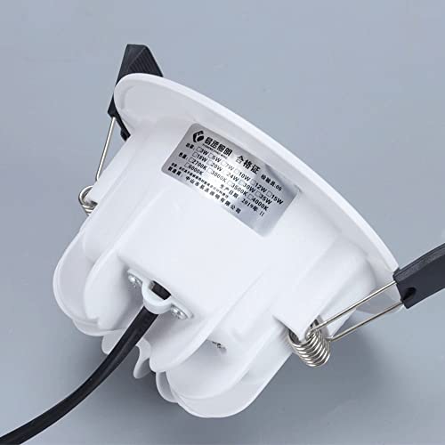 Panel led redondo empotrable con protección ignífuga y bajo consumo para techos 8