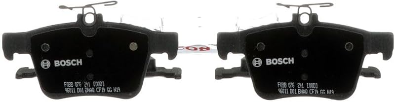 Pastilhas de freio traseiras Bosch QuietCast Ceramic BC1761 para Audi e Volkswagen – Jogo para 1 eixo