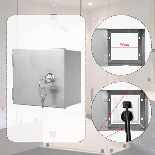 Boîte de distribution électrique extérieure contre la rouille boîtier étanche Type 86 - 5
