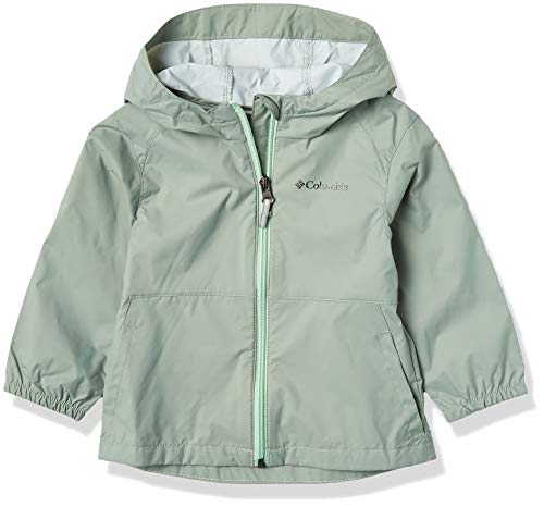 Columbia Girls' Toddler Switchback II Rain Jacket, Light Lichen, 2T