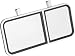 Bell Automotive 22-1-00503-8 Large Clip-On Vanity Mirror