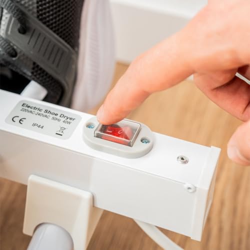 Innovagoods® Portascarpe Elettrico 40 W, Asciugascarpe 2 Paia, Impermeabile IPX2, Adatto A Tutti I Tipi Di Scarpe, Scarpe Da Ginnastica, Scarpe, Ecc. Capacità 4 Scarpe. - 3