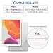 Soke Case for iPad 9th Generation 2021/8th Gen 2020/7th Gen 2019 with Pencil Holder - Premium Shockproof Case with Soft TPU Back Cover & Auto Sleep/Wake for iPad 10.2 Inch, Black
