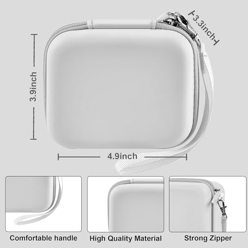 Funda para cámara digital Leayjeen blanca miniatura 3