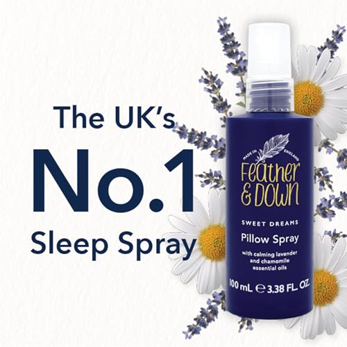 Feather & Down Lavender Pillow Spray 100 ml – Sleep Spray with Calming Chamomile Essential Oils for Relaxation - Image 2