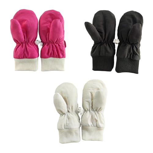 1 par de inverno crianças engrossar luvas de esqui crianças à prova de à prova dwindproof água antid