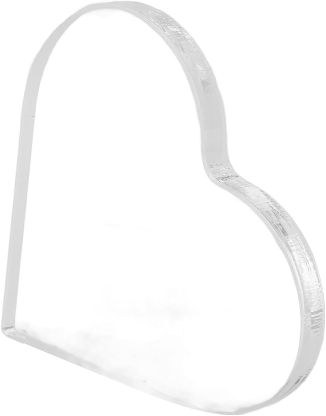 DIY Acrylic Sheets Blank Heart Plaque Unique Shape Acrylic Board for Decorative Projects