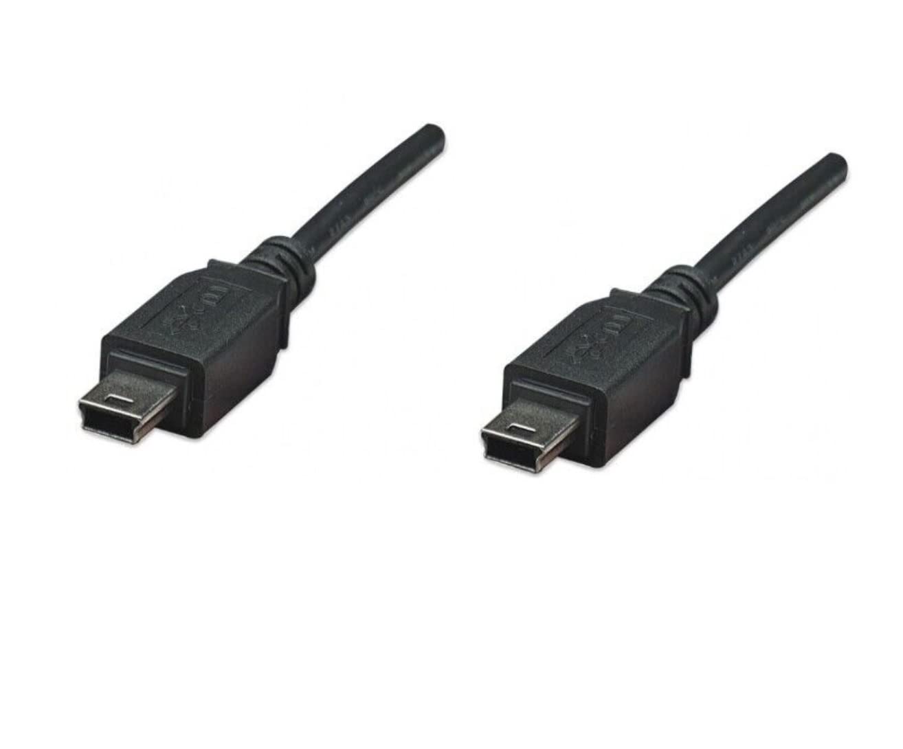 EXTENSION CABLE 2M MINI USB Type B M M Male Computer Camera Data Hard