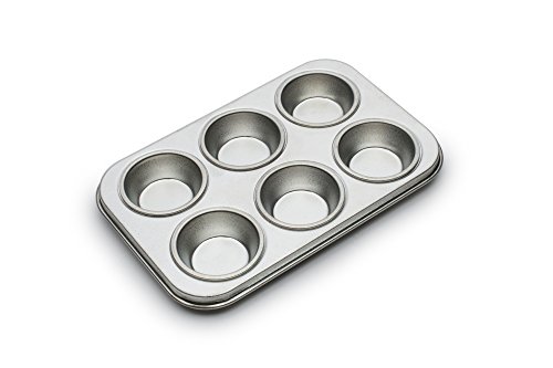 Fox Run Micro Muffin Pan, Tinplated Steel, 6 Cup #TOP13