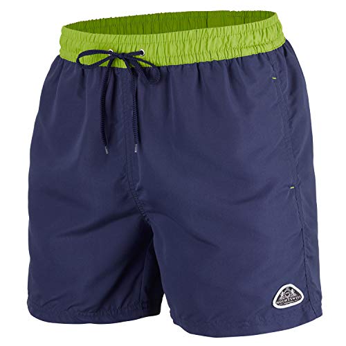 Preisvergleich Produktbild Mount Swiss Herren MS Badeshort, 5013, Navy-Green, Gr. M
