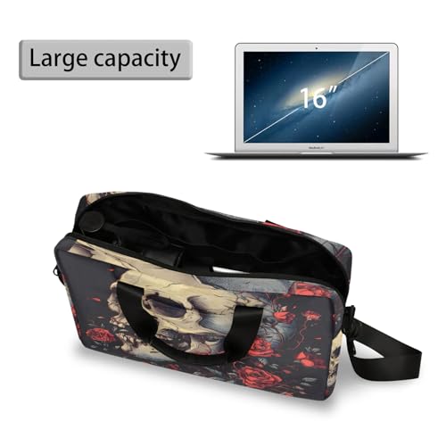 Laptop Bag 15.6 Inch Laptop Sleeve Case with Shoulder Straps Computer Slim Briefcase for Men and Women4