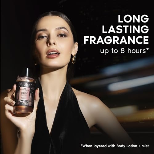 Image of Nykaa Wanderlust Midnight in New York Hydrating Body Wash - Orchid & Musk Scented Body Cleanser with Niacinamide & Vit. E - 250ml Shower Gel for Men and Women