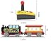 Motorized Train for Wooden Track, Remote Control Train with Magnetic Connection, Battery Operated Locomotive Trains for Toddlers, Compatible with Thomas, Brio, Chuggington