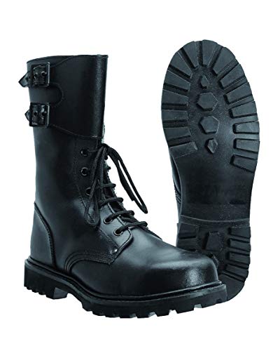 Mil-Tec Armyoutdoorshop - Botas Militares francesas (Talla 41 a 47) Negro Talla:41