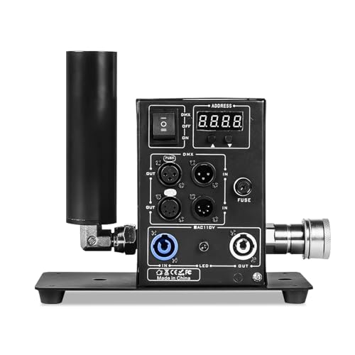 Image of MOKA SFX CO2 Jet Machine with 20ft Hose DMX 512 Control CO2 Cannon Fog Machine Professional Stage Effects for Clubs, Concerts, DJ Events, Parties
